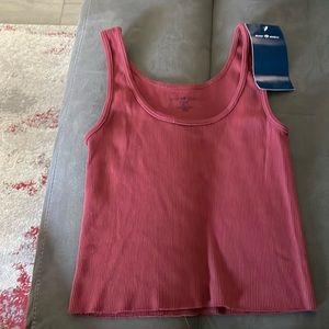 Brandy Melville Sheena Crop Tank Maroon